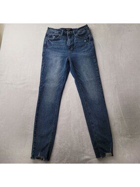 Judy Blue Women's High-Waisted Skinny Blue Denim Jeans Size 9/29